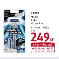 Holicí strojek pánský Gillette Mach 3 Turbo
