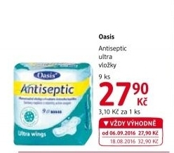 Vložky dámské Antiseptic Oasis
