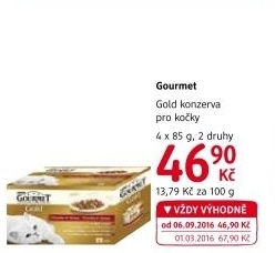 Konzerva pro kočky Gold Gourmet Purina