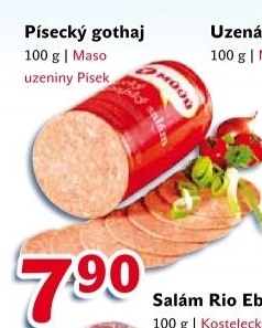 Salám Gothaj Maso uzeniny Písek