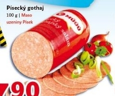 Salám Gothaj Maso uzeniny Písek