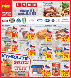 akční leták Penny Market 15.9.2016-18.9.2016