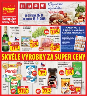 akční leták Penny Market 15.9.2016-18.9.2016