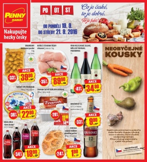 akční leták Penny Market 19.9.2016-21.9.2016