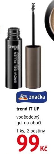 Voděodolný gel na obočí Trend IT UP