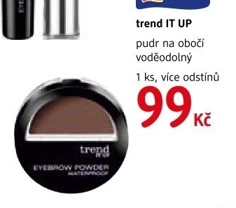 Voděodolný pudr na obočí Trend IT UP