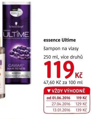 Šampon Schwarzkopf Essence Ultime