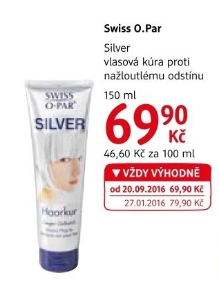 Kúra na vlasy Silver Swiss O Par