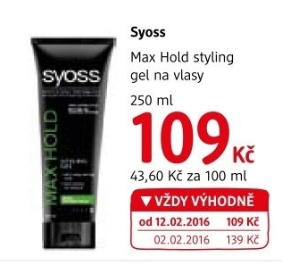 Gel na vlasy Syoss