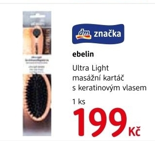 Kartáč na vlasy masážní Ultra Light Ebelin