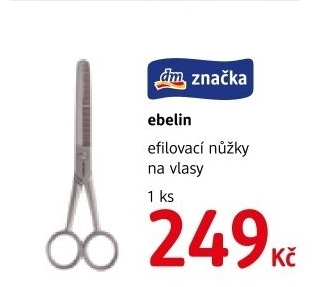 Efilovací nůžky na vlasy Ebelin