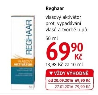 Vlasová voda Vlasový aktivátor Reghaar
