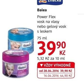 Vosk na vlasy Balea