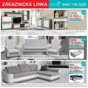 akční leták Jena nábytek 21.9.2016-4.10.2016