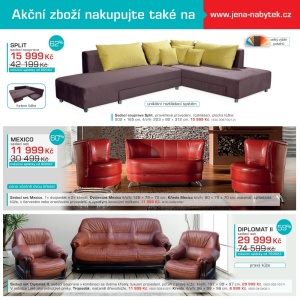 akční leták Jena nábytek 21.9.2016-4.10.2016
