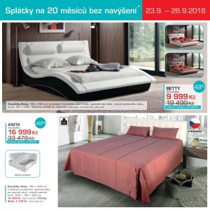 akční leták Jena nábytek 21.9.2016-4.10.2016