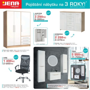 akční leták Jena nábytek 21.9.2016-4.10.2016