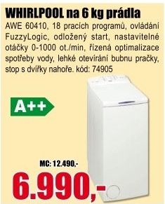 Pračka Whirlpool AWE 60410