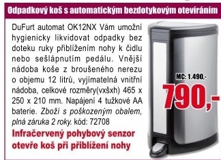 Automatický koš DuFurt