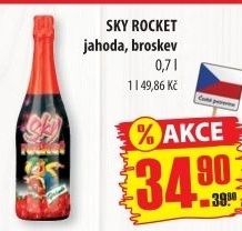 Sekt nealkoholický dětský Sky rocket