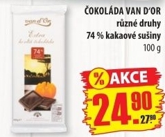 Čokoláda Van D'or