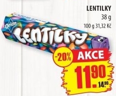Lentilky Orion