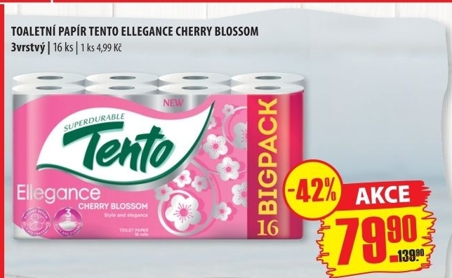 Toaletní papír 3vrstvý Tento