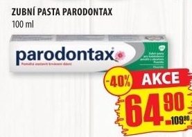 Pasty na zuby Parodontax