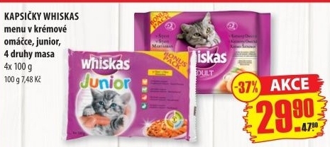 Kapsičky pro kočky Whiskas