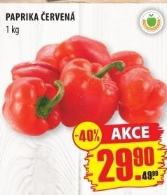 Paprika červená