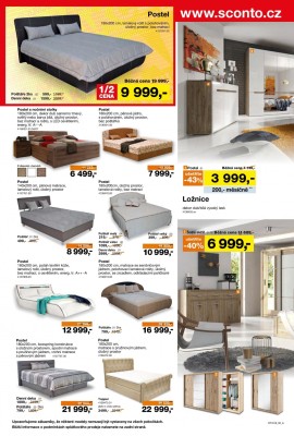akční leták Sconto nábytek 28.9.2016-11.10.2016