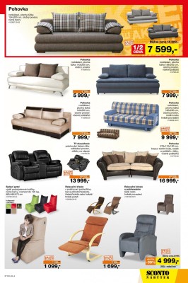 akční leták Sconto nábytek 28.9.2016-11.10.2016