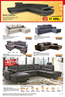 akční leták Sconto nábytek 28.9.2016-11.10.2016