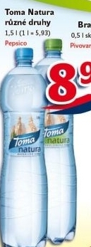 Přírodní voda Toma Natura