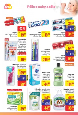 akční leták Teta drogerie 29.9.2016-8.10.2016