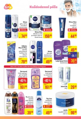 akční leták Teta drogerie 29.9.2016-8.10.2016