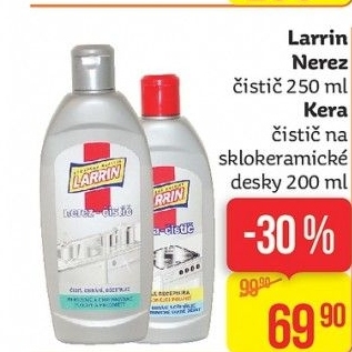 Čistič na nerez Larrin