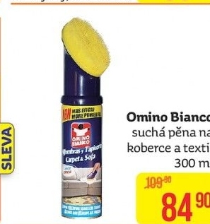 Pěna na čištění koberců a textilie Omino Bianco