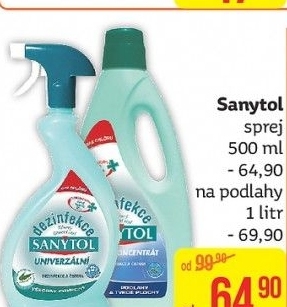 Dezinfekční univerzální čistič ve spreji Sanytol