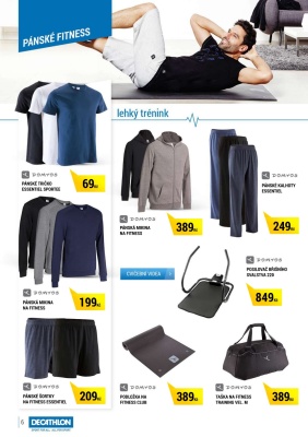 akční leták Decathlon 3.10.2016-31.10.2016