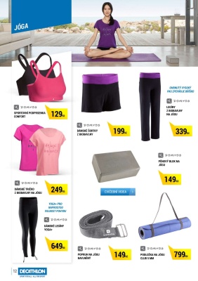 akční leták Decathlon 3.10.2016-31.10.2016