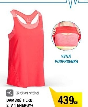 DÁMSKÉ TÍLKO 2 v 1 ENERGY +