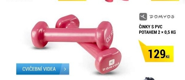 ČINKY S PVC POTAHEM 2x0,5KG