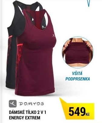 DÁMSKÉ TÍLKO 2 v 1 ENERGY XTREM