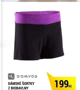 DÁMSKÉ ŠORTKY Z BIOBAVLNY