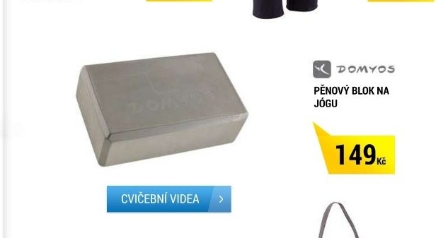 PĚNOVÝ BLOK NA JOGU
