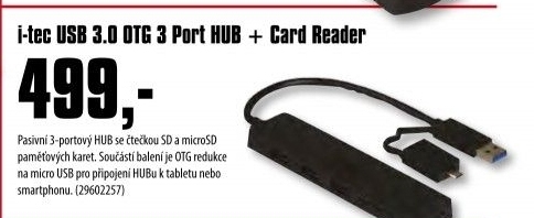 OTG 3 Port HUB i-tec USB 3.0