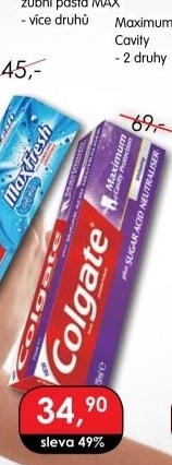 Pasta na zuby Protection Maximum Cavity Colgate