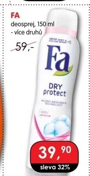 Deodorant sprej Fa