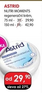 Krém tělový výživný a regenerační Astrid